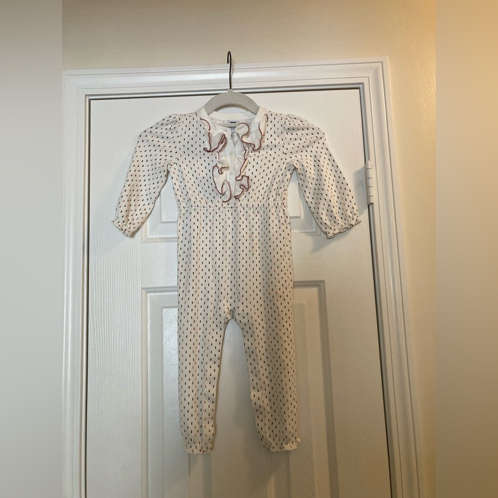 Janie and Jack Floral Jumper - Washed Never Worn
